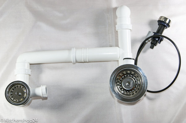 Blanco Ablaufgarnitur 1 x 3,5" - 1 x 1,5" kpl.